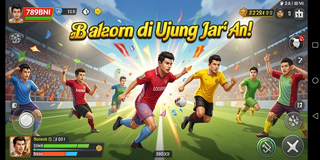 Screenshot gameplay 789BNI menampilkan aksi balapan yang mendebarkan.