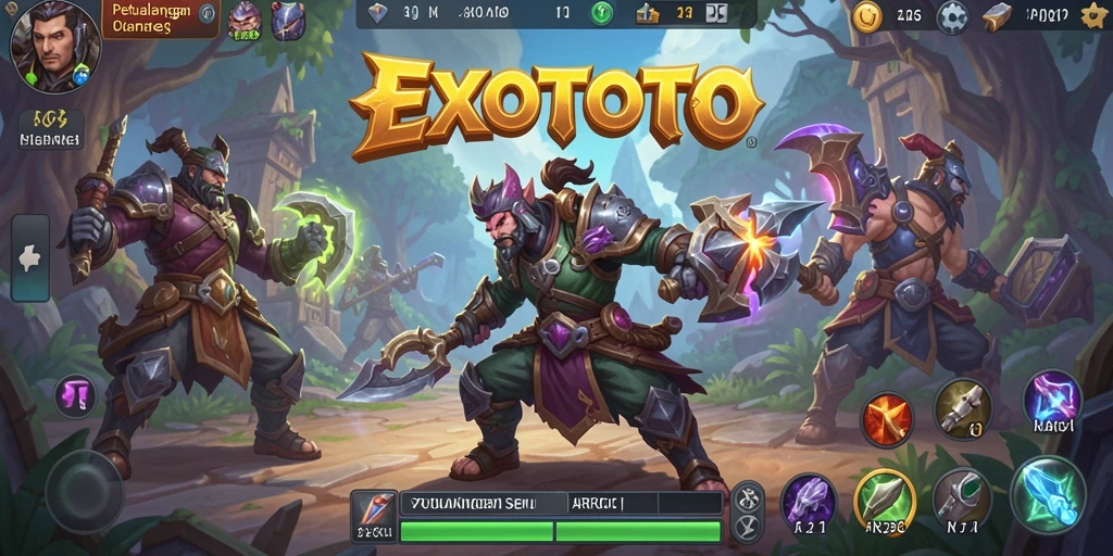 Gameplay EXOTOTO menampilkan petualangan epik dalam dunia ARPG yang menakjubkan.