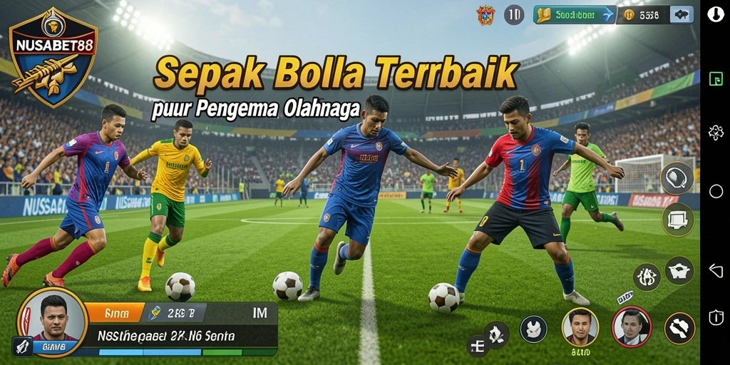 Gameplay sepak bola yang dinamis dan mendebarkan dalam NUSABET88.