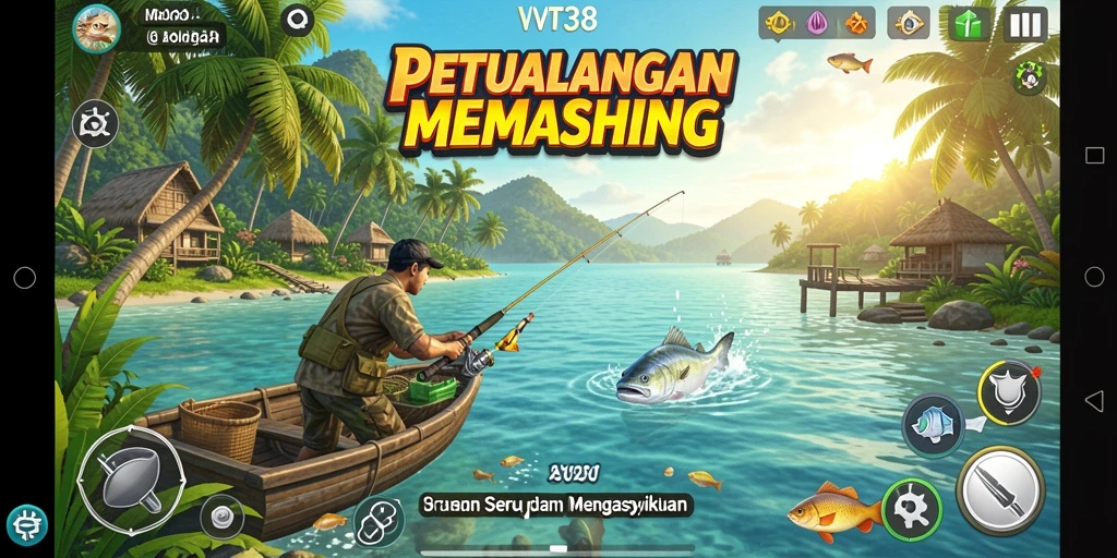 Tangkapan ikan yang spektakuler dalam gameplay VT38.